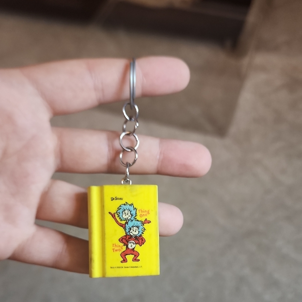 Dr. Seuss Yellow and Red Jewelry Charm